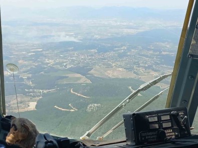 Izmir'de Orman Yangini Açiklamasi 5 Helikopter, 2 Uçak Bölgede