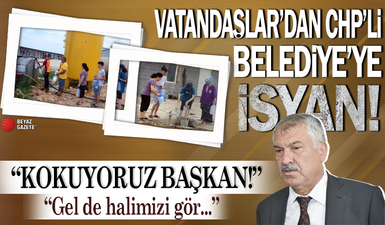 Musluklarından 5 gündür su akmıyor! Kokuyoruz başkan gel halimizi gör