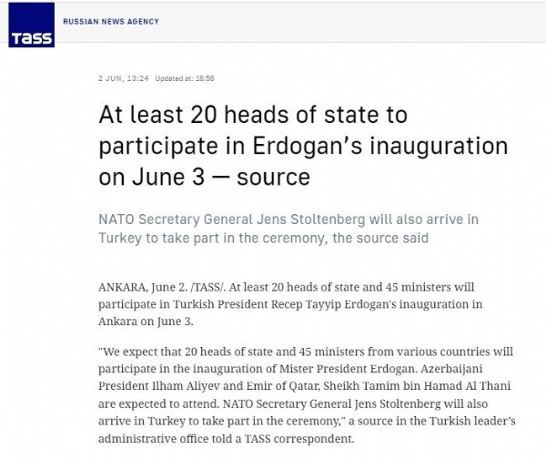 Uluslararası ajanslar son dakika olarak duyurdu: Dünyanın gözü Başkan Erdoğan’ın yemin töreninde!