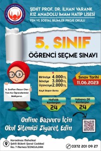 Proje Imam Hatip Ortaokulu 5. Sinif Ögrenci Seçme Sinavi Basvuru Için Son Hafta