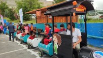 Sifir Atik Treni Ile Çocuklar Melikgazi'de Hem Egleniyor Hem Ögreniyor