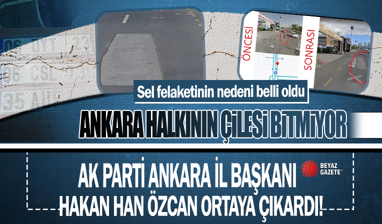 Ankaralının çilesinin sebebi belli oldu: Günlerdir sellerle boğuşan Ankara’da mazgalların üzeri asfaltlanmış
