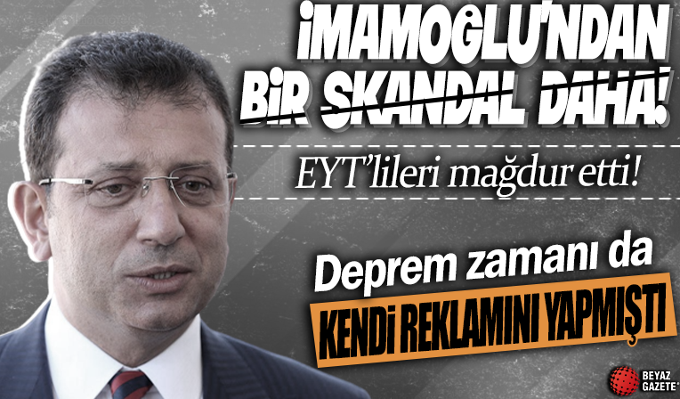 Ekrem İmamoğlu işçilerini yüzüstü bıraktı: İBB EYT’lilerin tazminatlarını vermiyor!