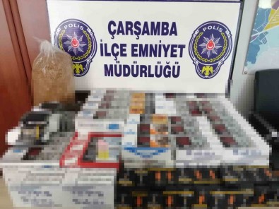 Çarsamba'da Kaçak Sigara Operasyonu