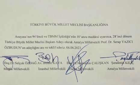 Deva, Gelecek ve Saadet Partisi, TBMM Başkanlığı'nda CHP'ye destek vermedi