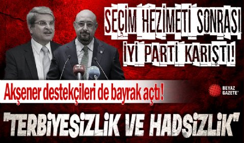 İYİ Parti'li Uğur Poyraz'dan parti içine manifesto: 'Akşener'e karşı terbiyesizlik ve hadsizlik...'