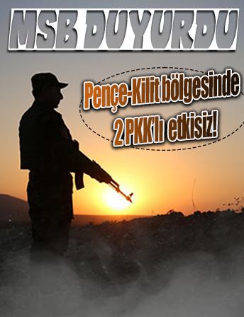 MSB: Pençe-Kilit bölgesinde 2 PKK'lı etkisiz hale getirildi