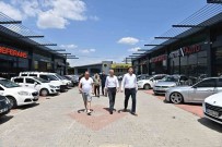 Baskan Uzunlar, Oto Galericiler Sitesi Çevresindeki Çalismalari Inceledi