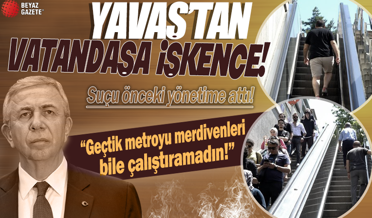Ankaralılardan Mansur Yavaş'a tepki! “Geçtik metroyu daha yürüyen merdivenleri bile çalıştıramadın!”