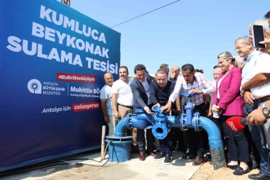 Antalya'da Sulama Birliklerinin Elektrik Maliyetlerinin Yüzde 85'Ini Büyüksehir Karsiliyor