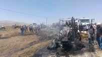 Saman Yüklü Traktörden Siçrayan Alevler 30 Dönüm Ekili Araziyi Küle Çevirdi Haberi