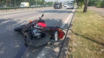Agaca Çarpan Motosiklet Sürücüsü Hayatini Kaybetti