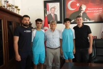 Milli Takim Kampina Davet Edilen Sporculardan Baskan Çömden'e Ziyaret