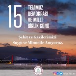 Rektör Özölçer'den '15 Temmuz Demokrasi Ve Milli Birlik Günü' Mesaji