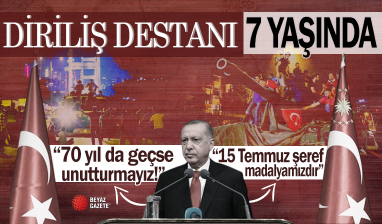 Başkan Erdoğan Beylerbeyi'nde 15 Temmuz programında konuştu: 70 yıl da geçse unutturmayız