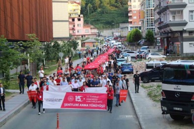 Rize'de '15 Temmuz Demokrasi Ve Milli Birlik Günü' Anma Etkinlikleri
