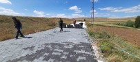 Bünyan'da Kilit Parke Yol Yapim Çalismalari Devam Ediyor