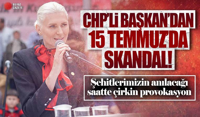 CHP'li Melek Mızrak Subaşı'ndan skandal hareket: Şehitlerimizin anılacağı saatte çirkin provokasyon