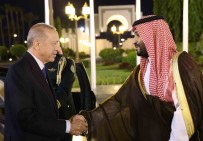 Cumhurbaskani Erdogan, Suudi Arabistan'da Resmi Törenle Karsilandi