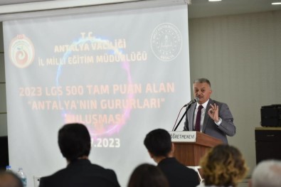 Vali Yazici Açiklamasi'antalya'nin LGS'de Giderek Artan Bir Basari Grafigi Var'