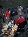 Erek Dagi'nda Kayaliklardan Düserek Yaralanan Kisi Kurtarildi