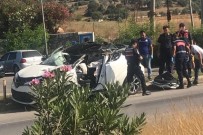 Kamyona Çarpan Otomobil Sürücüsü Hayatini Kaybetti