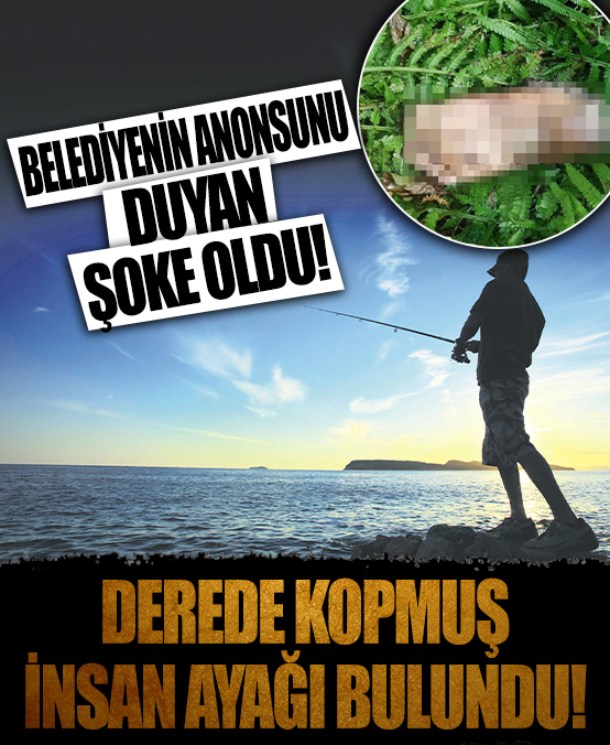 Derece kopmuş insan ayağı bulundu: Belediyenin anonsunu duyan şoke oldu!