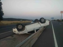 Kesan'da Kontrolden Çikan Kamyonet Takla Atti Açiklamasi 1 Yarali