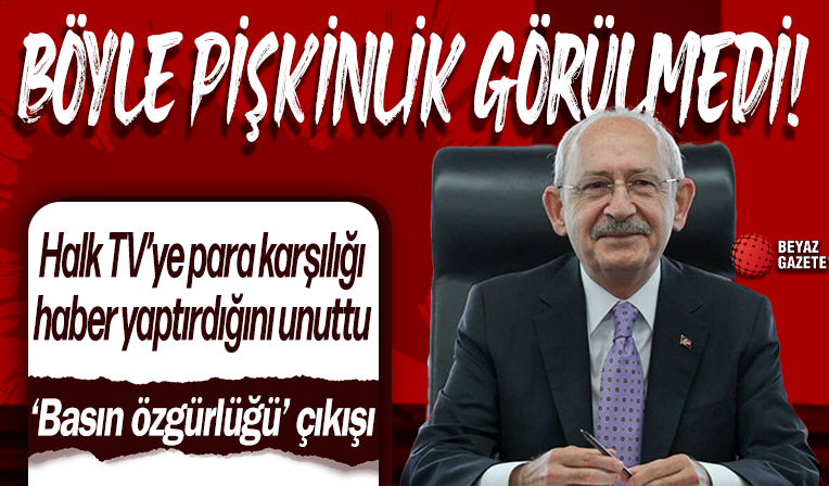 Halk TV ile yapılan anlaşmayı görmezden geldi, pişkin pişkin 'Basın özgürlüğü yok' dedi! Kılıçdaroğlu vatandaşın aklıyla alay etti...