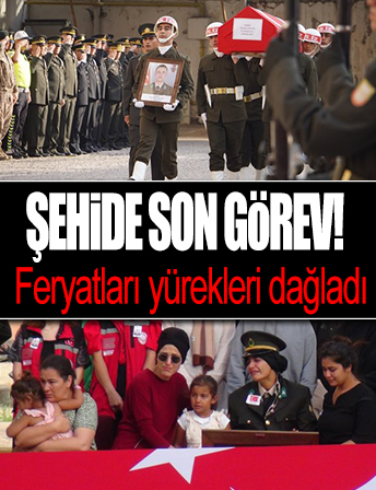 Edirne’de kazada şehit olan Özler, son yolculuğuna uğurlandı