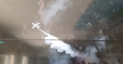 Manisa'nın Alaşehir ilçesinde orman yangını