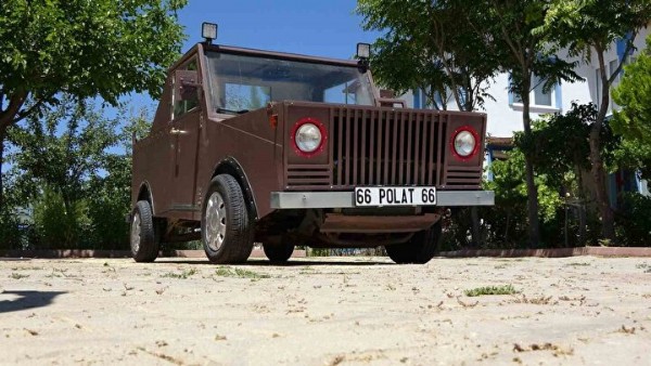 Hurda malzemelerle 50 bin liraya mal etti: Saatte 110 kilometre hıza ulaşıyor