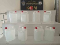 Fethiye'de Polis Ekipleri 140 Litre Etil Alkol Ele Geçirildi