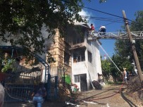 Karaman'da 2 Katli Müstakil Evde Yangin