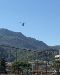 Marmaris'te Trafik Ekiplerinden Helikopterli Denetim