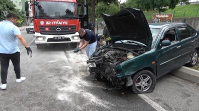 Samsun'da 3 Araçli Trafik Kazasi Açiklamasi 1 Yarali