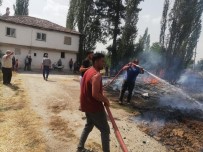 Sandikli'da Iki Köyde Çikan Arazi Yanginlarinda 10 Dekar Alan Zarar Gördü