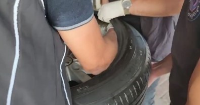 Antalya'da Araç Lastigine Gizlenmis 'Emanet' Uyusturucu Operasyonu
