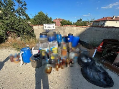 Tekirdag'da 455 Litre Kaçak Içki Ele Geçirildi