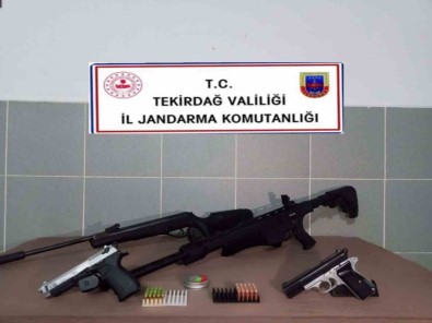 Tekirdag'da Silah Ve 255 Mermi Ele Geçirildi