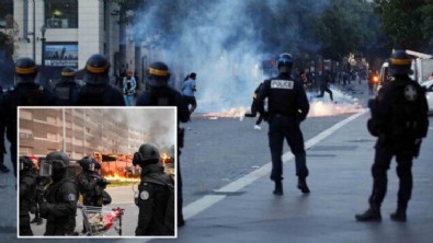Fransa'daki protestoların 6. gecesinde 157 kişi gözaltına alındı