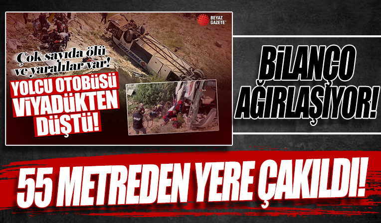 Bilanço ağırlaştı! Yolcu otobüsü şarampole yuvarlandı: 7 ölü 21 yaralı...