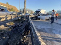 E-5 Karayolu'nda Otomobil Bariyere Ok Gibi Saplandi Açiklamasi 1 Ölü