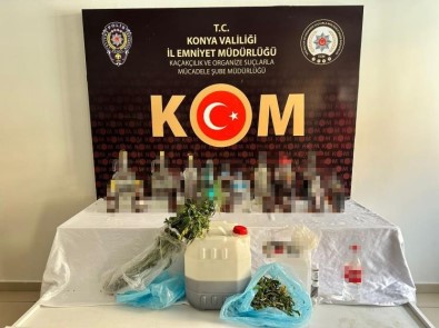 Konya'da 40 Litre Sahte Içki Ele Geçirildi