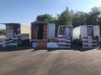 Adana'da 1,5  Milyon TL'lik  Makaron Ele Geçirildi