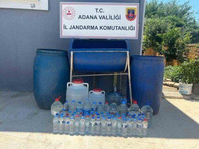Adana'da Bin 50 Litre Sahte Içki Ele Geçirildi