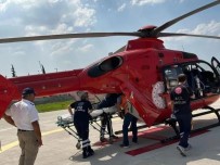 Aydin'da Bogulma Tehlikesi Geçiren Genç, Helikopterle Manisa'ya Sevk Edildi