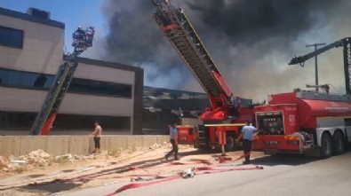 Gaziantep'te fabrika yangını