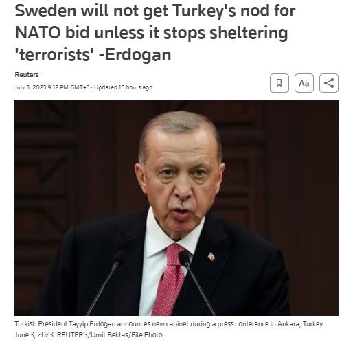 Türkiye'nin kırmızı çizgisi! Başkan Erdoğan'ın İsveç'e verdiği 'ev ödevi' ayarı dünya basınında