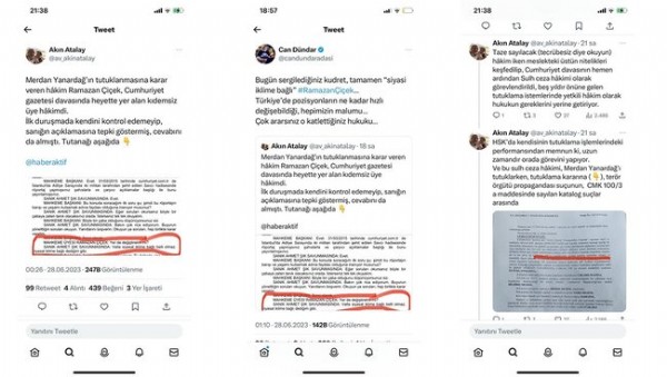 Merdan Yanardağ tutuklanmıştı: Terör seviciler hakim Ramazan Çiçek'i hedef gösterdi!